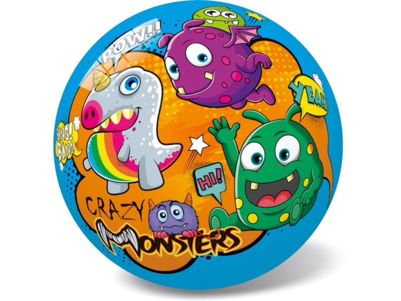 Míč Crazy monster, 14 cm