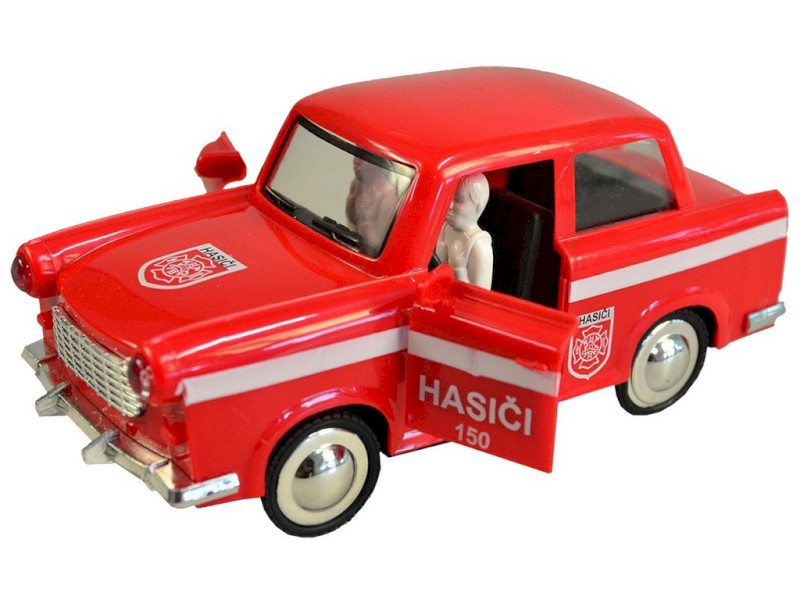 98529 -  Auto retro požární na setrvačník 6 x 17 x 8 cm