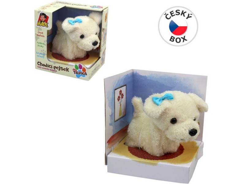 14681 - Pejsek chodící, 15 cm