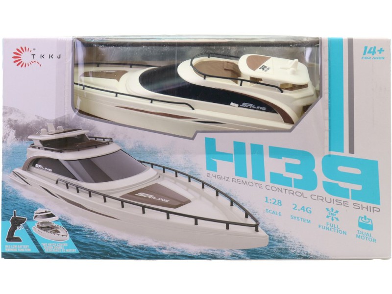 Loď na ovládání, 38 x 11,7 x 11,5cm Loď na ovládání, 38 x 11,7 x 11,5cm