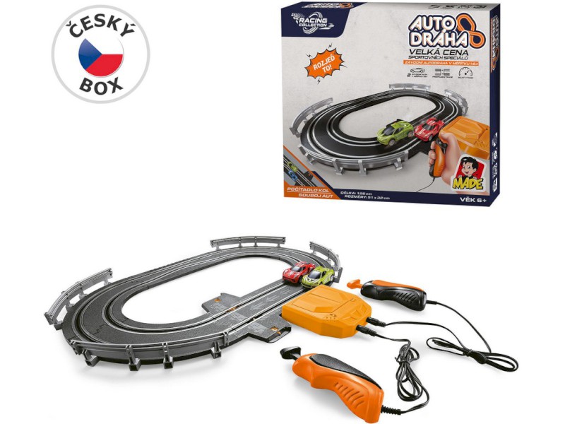 16013 - Autodráha délka 126 cm, 51 x 32 cm