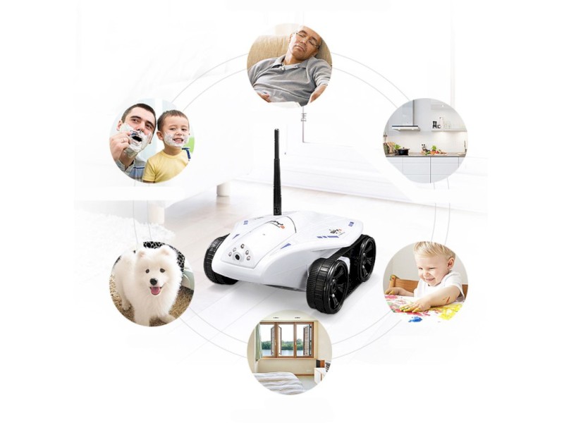 95226 - MaDe Agent s kamerou na ovládání, bílá