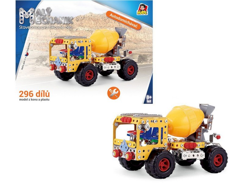 08339 - Malý mechanik - auto domíchávač, 296 ks, 28x37cm