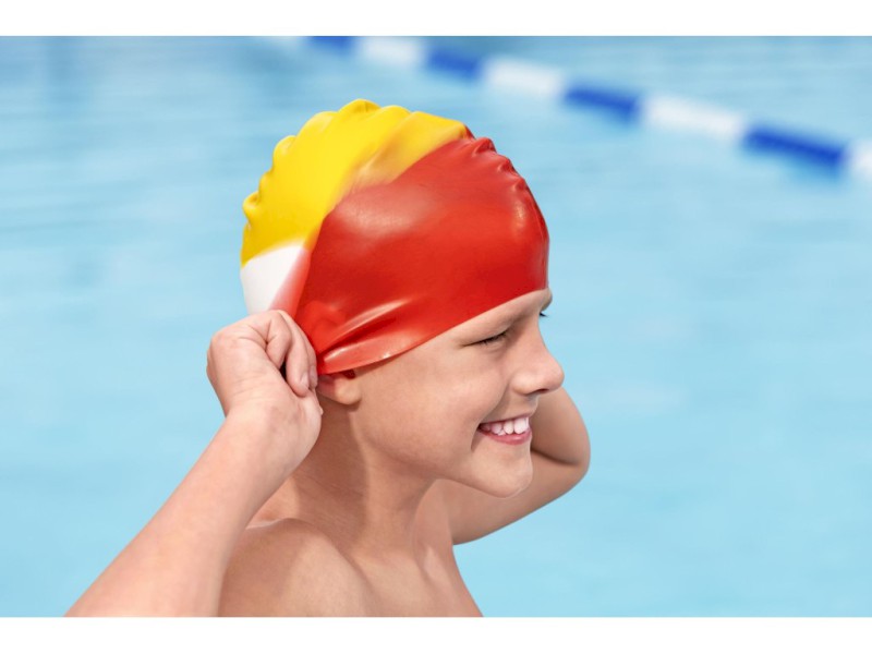 Lil'Color Wave Swim Cap