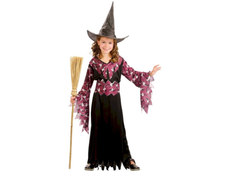 86158 - Kostým na karneval Čarodějka, 130-140cm