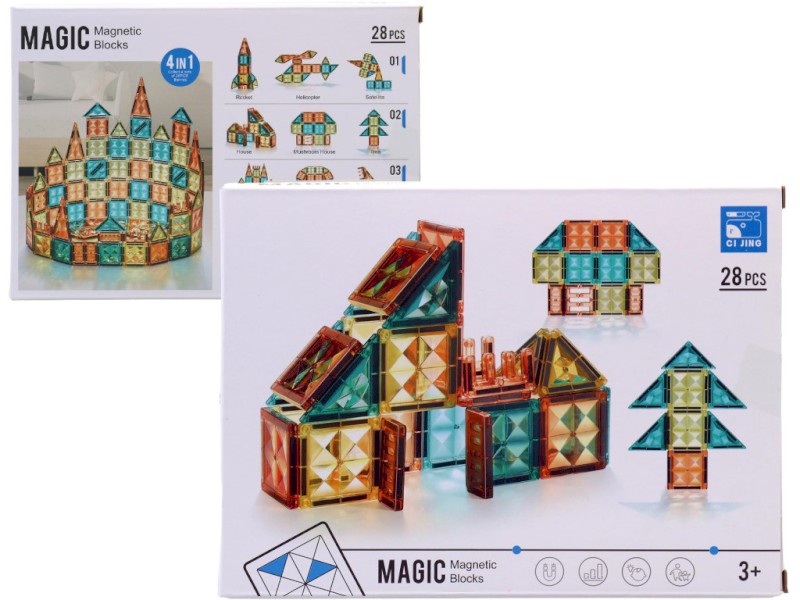 Magnetická stavebnice pro děti Magnetická stavebnice pro děti