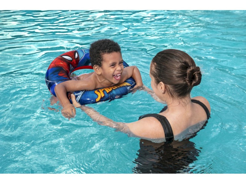 BW98003 - Bestway Nafukovací kruh Spider-Man, 56 cm