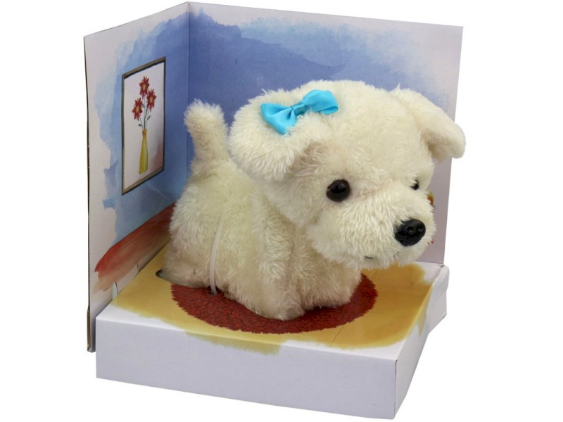 14681 - Pejsek chodící, 15 cm