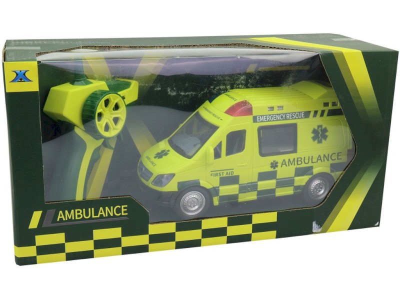 15836 - Ambulance na ovládání, 22 x 12,5 x 8,5 cm