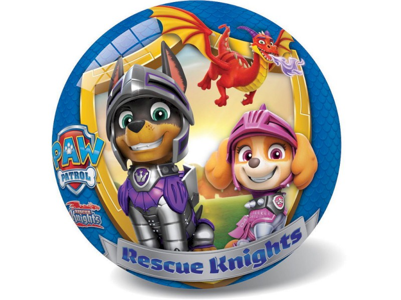 20205 - Míč Paw Patrol - Rescue knights, 14 cm 20205 - Míč Paw Patrol - Rescue knights, 14 cm