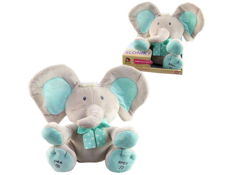 12526 - Sloník - hra na schovávanou 25 cm - SK