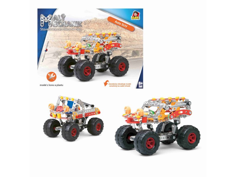 90799 - MaDe Malý mechanik, auto SUV, 272 dílků