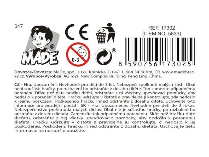 17302 - Stolní hra, 21 x 7 x 33 cm