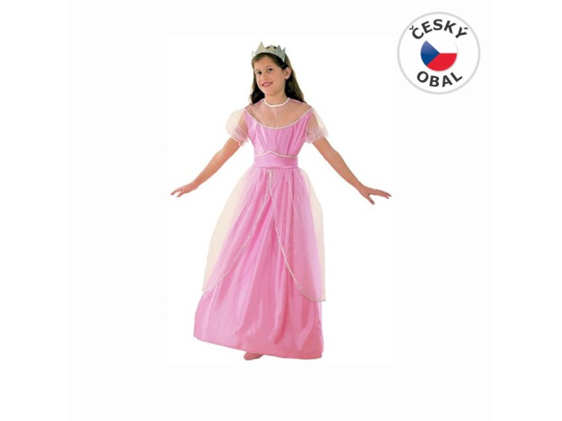 91248 - Kostým na karneval Šípková růženka, 120-130cm