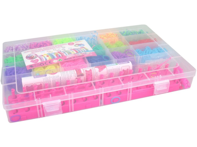 20961 - Gumičky k pletení v boxu 35 x 22 x 5 cm