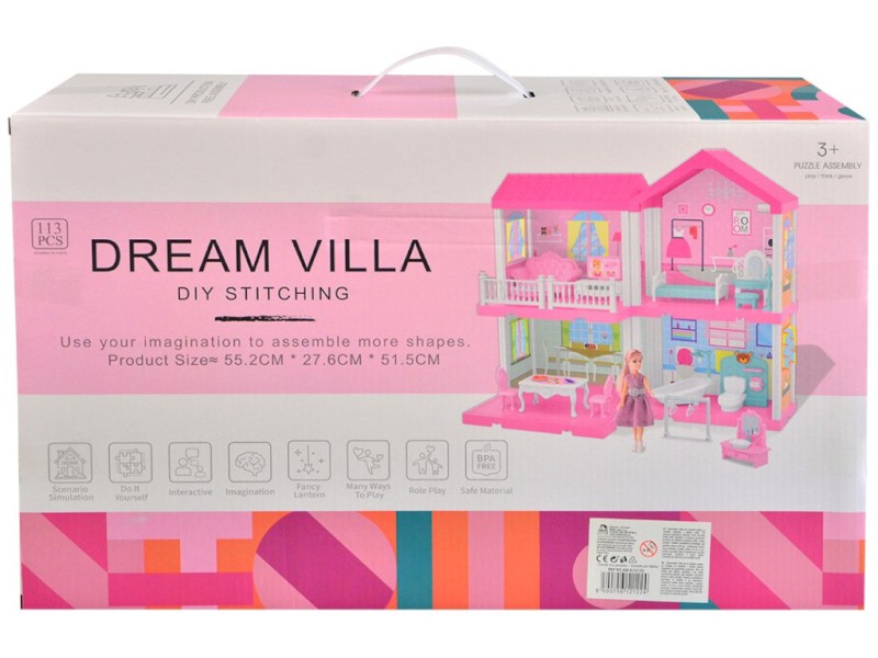 12122 - Dům s příslušenstvím, 52 x 51 x 27 cm