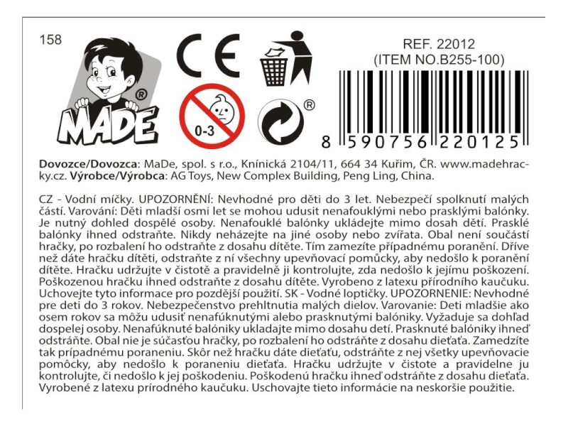 Vodní bomby v sáčku