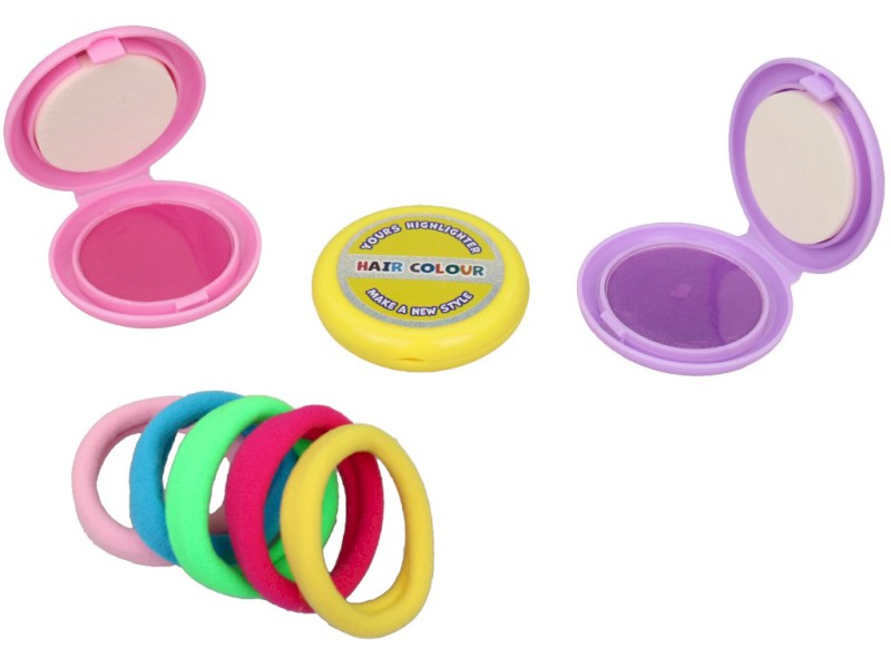 20790 - Vlasové studio, set s barvami na vlasy, gumičkami a doplňky, 26,5 x 3 x 20 cm