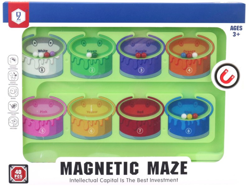 Magnetické bludiště 32 kusů