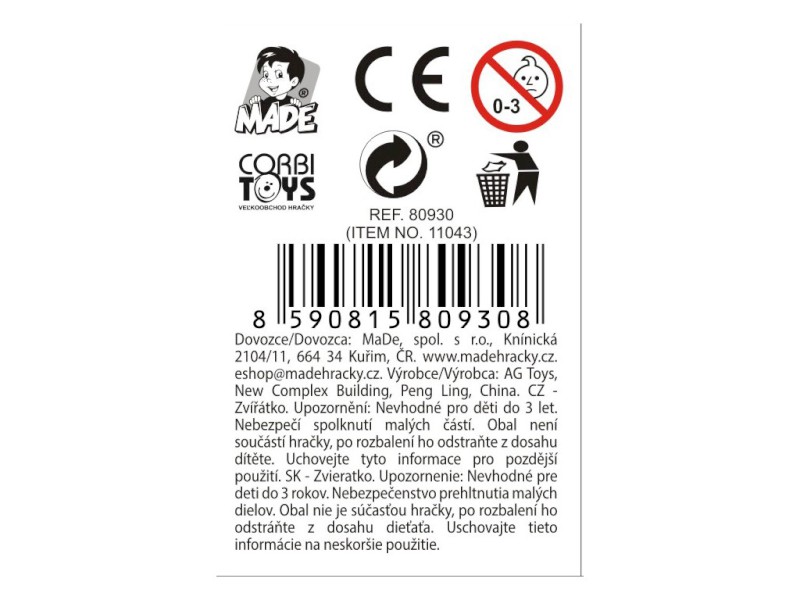 80930 - Modelovací hmota 4 ks