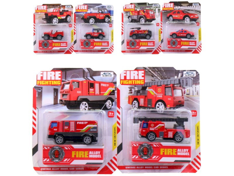 Auto hasiči na kartě