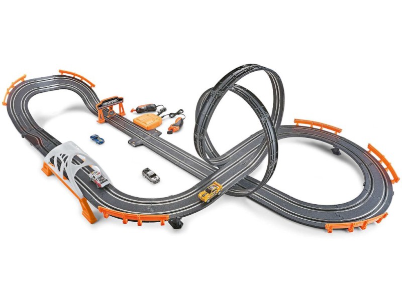 Autodráha, 146 x 92 x 38 cm, 615 cm, adaptér/baterie