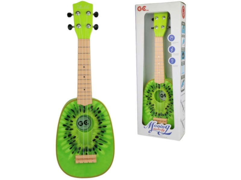00805 - Kytara - Ukulele, 54 cm, zelená