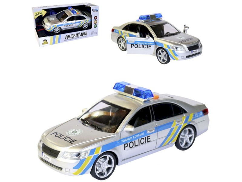MaDe Auto Policejní s českým hlasem 24 cm
