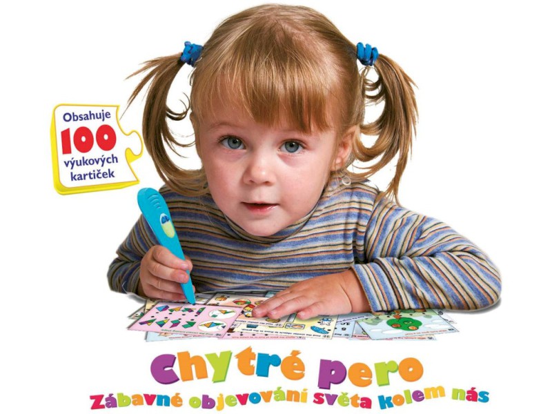 74776 - MaDe Chytré pero + 100 výukových karet, barevné