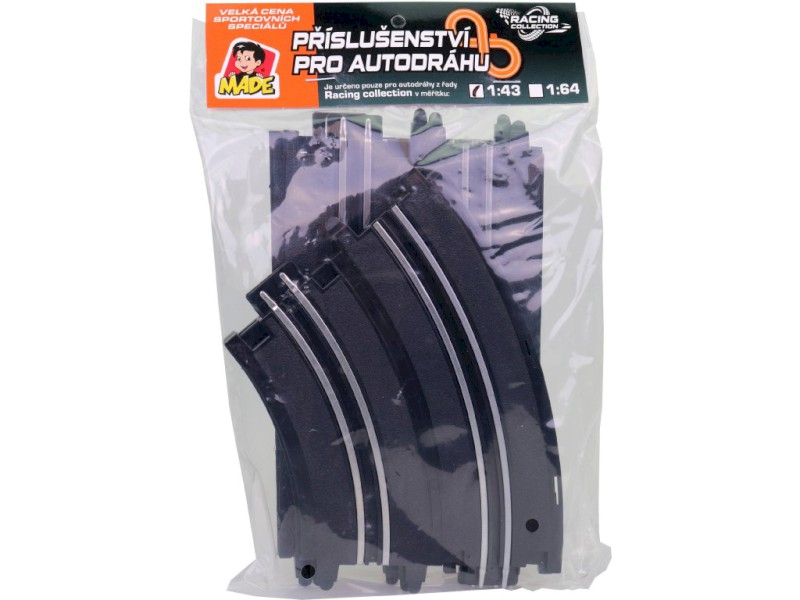 21560 - Autodráha náhradní díly 4 ks, 1:43