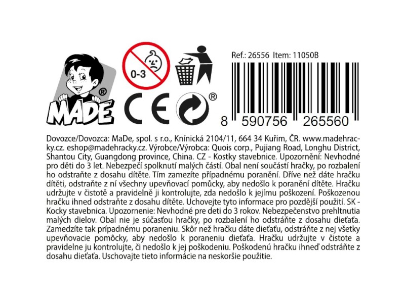 Stavebnice hasiči, 8 ks v display boxu