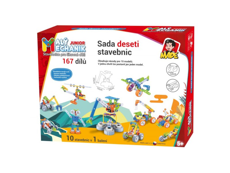 Kreativní stavebnice 10v1 – 167 dílků