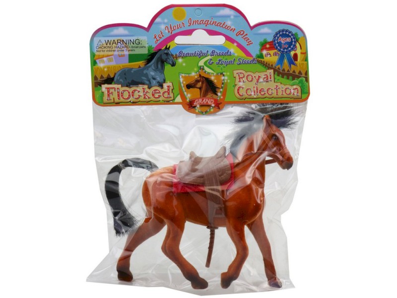 15692 - Kůň se sedlem, 13 x 11 x 3 cm