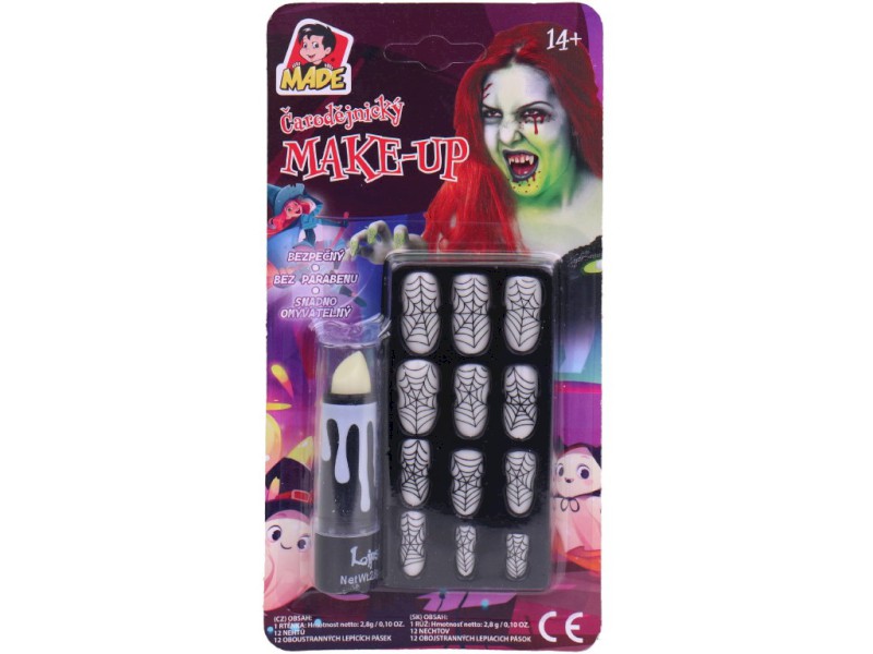 Halloweenské doplňky, rtěnka