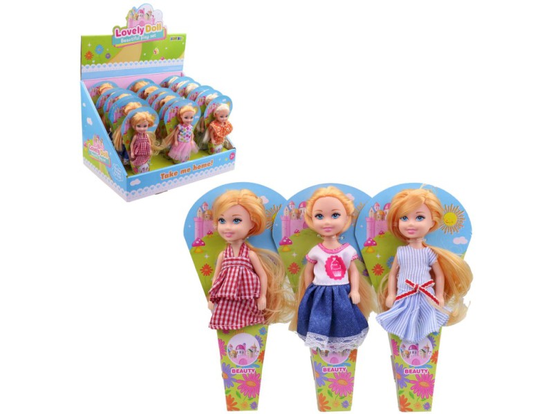 Panenka, 18 ks v display boxu,  12,5 cm