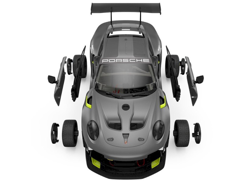 Auto na ovládání stavebnice, Porsche 911 GT2, 26 cm