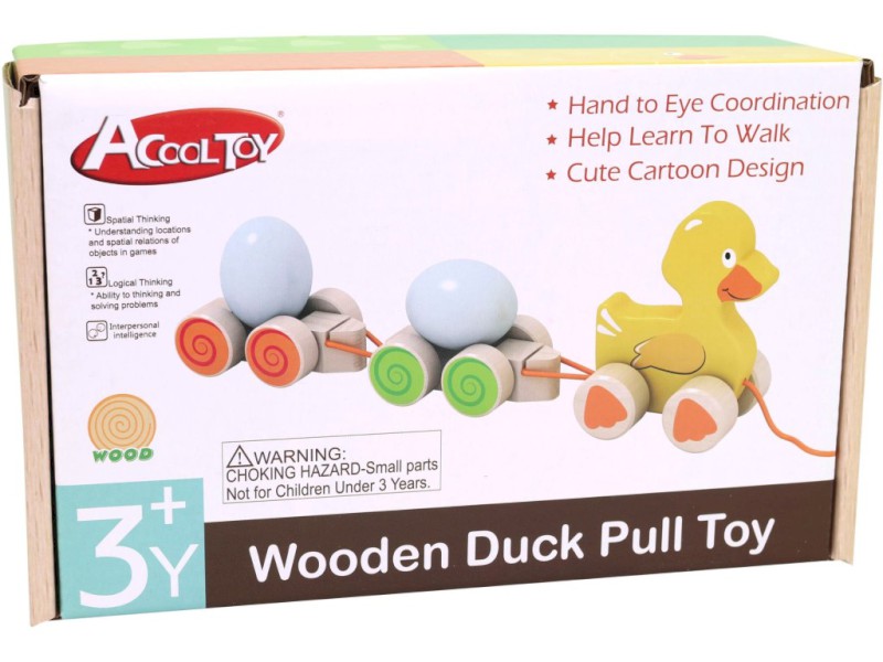 Dřevěné tahadlo, kačena