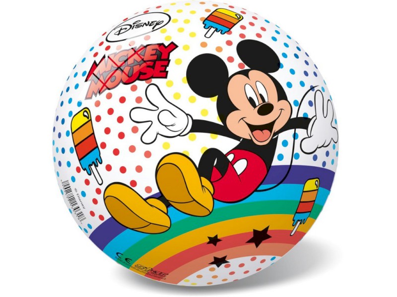 13396 - Míč Disney Mickey duhový, 14 cm
