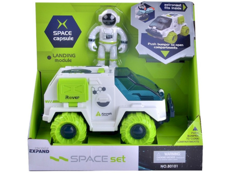 12402 - Vesmírné vozidlo s příslušenstvím, 17 cm