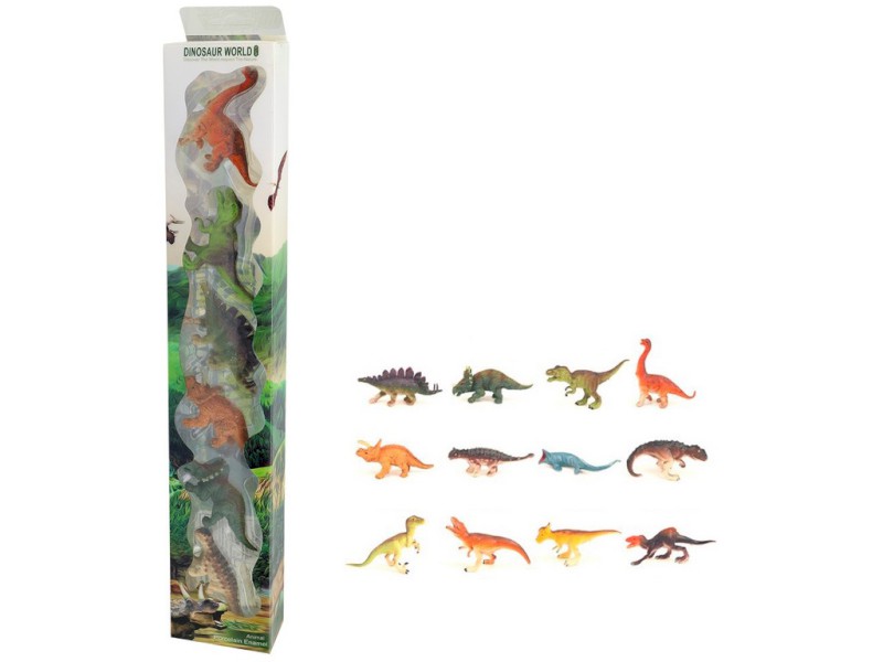 11174 - MaDe Dinosauři, 6 ks, 7x4x46cm